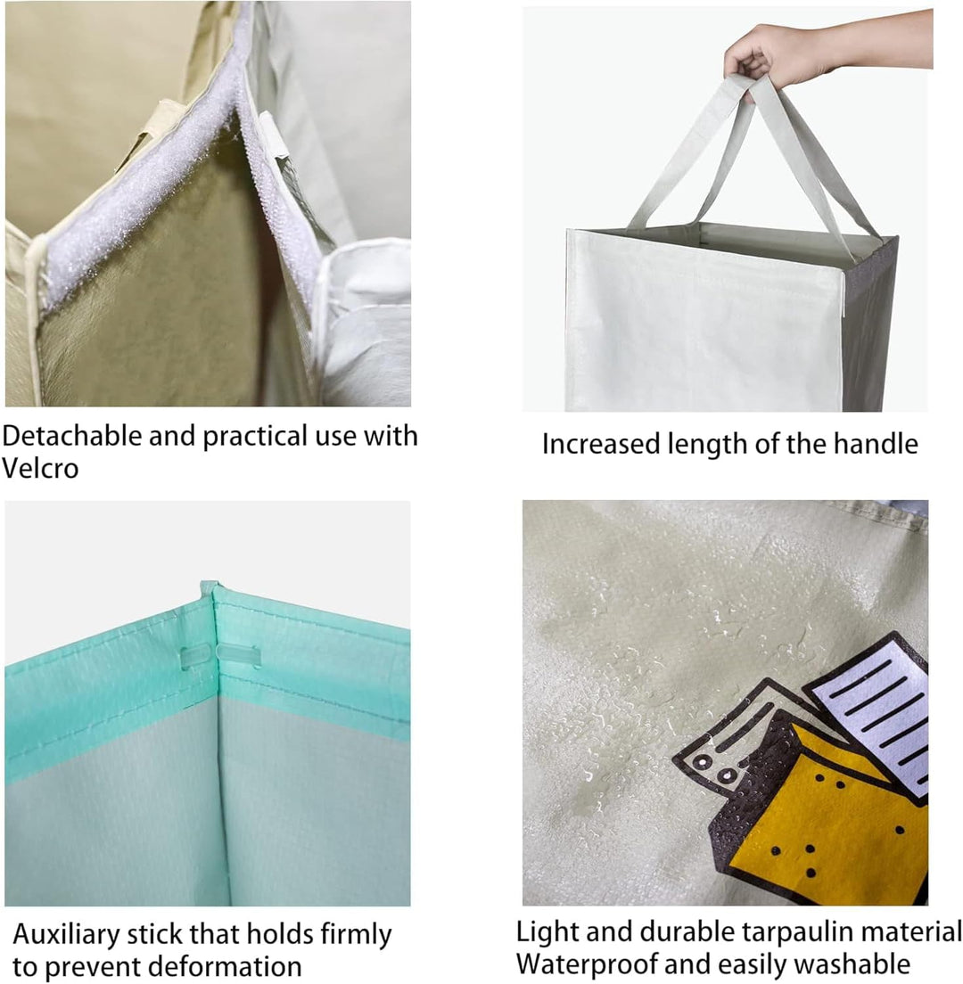 Recycling-Müllbeutel für Küche, Heimbüro/separates Recycling-Müllbeutel/Spendenbeutel/Organizer-Körb