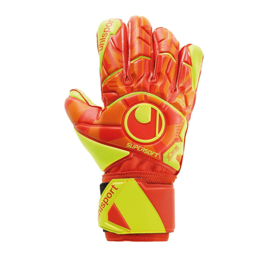 uhlsport Herren Dynamic Impulse Supersoft Handschuhe 11 dynamic orange/fluo gelb/, 11 dynamic orange