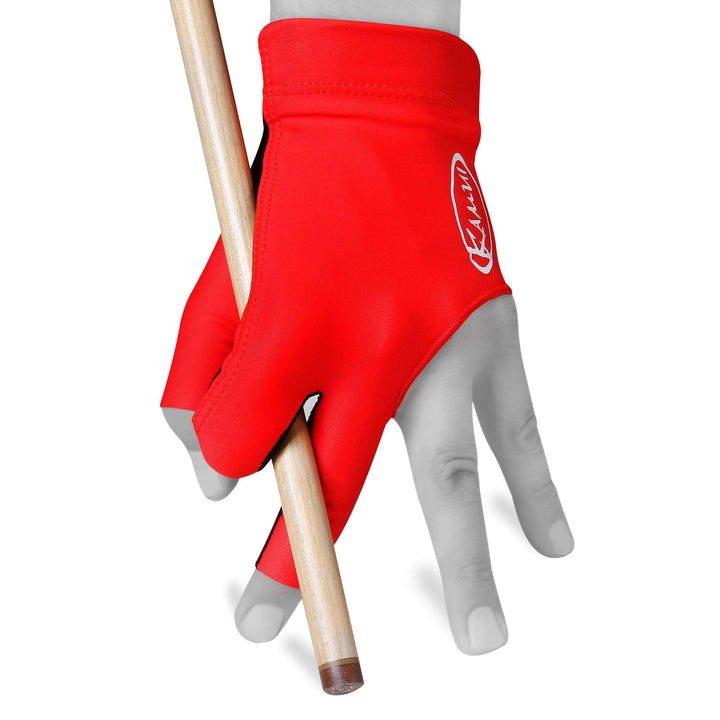 KAMUI Billardhandschuh QuickDry für linke Hand, Rot XS, XS