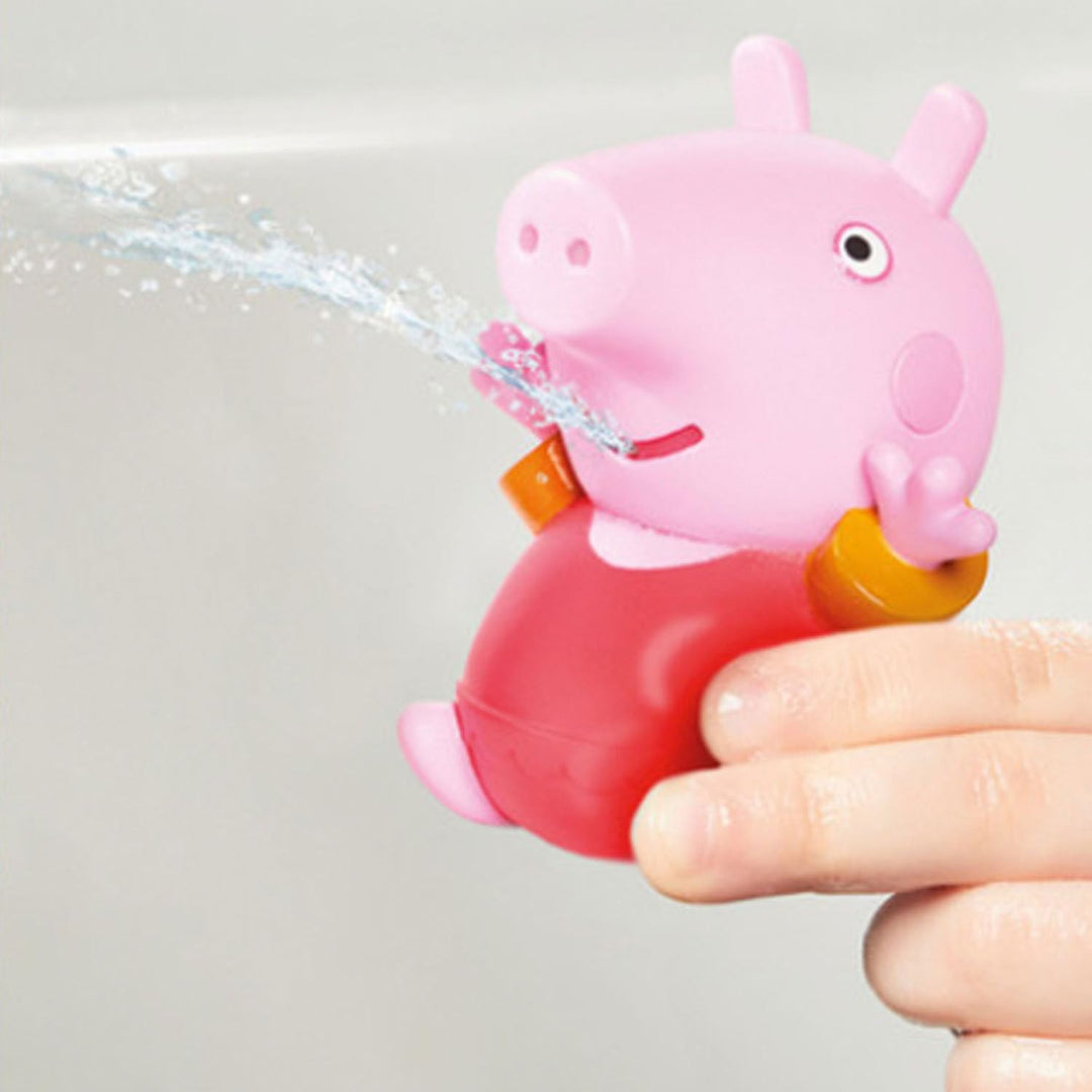 TOOMIES E73159 Tomy Peppa, Daddy Pig, Peppa & George Squirters, Baby, Kids Toys for Water Play, Fun