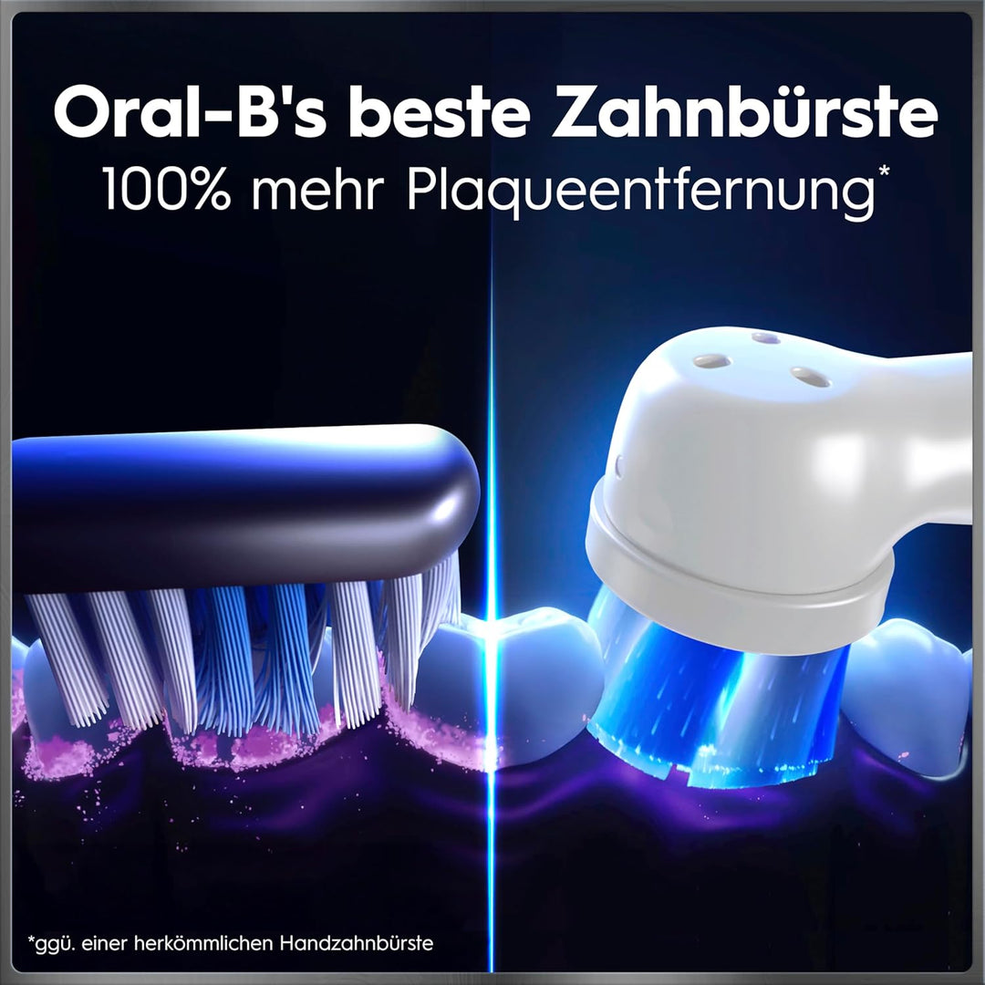 Oral-B iO Series 10 Plus Edition Elektrische Zahnbürste/Electric Toothbrush, PLUS 3 Aufsteckbürsten,