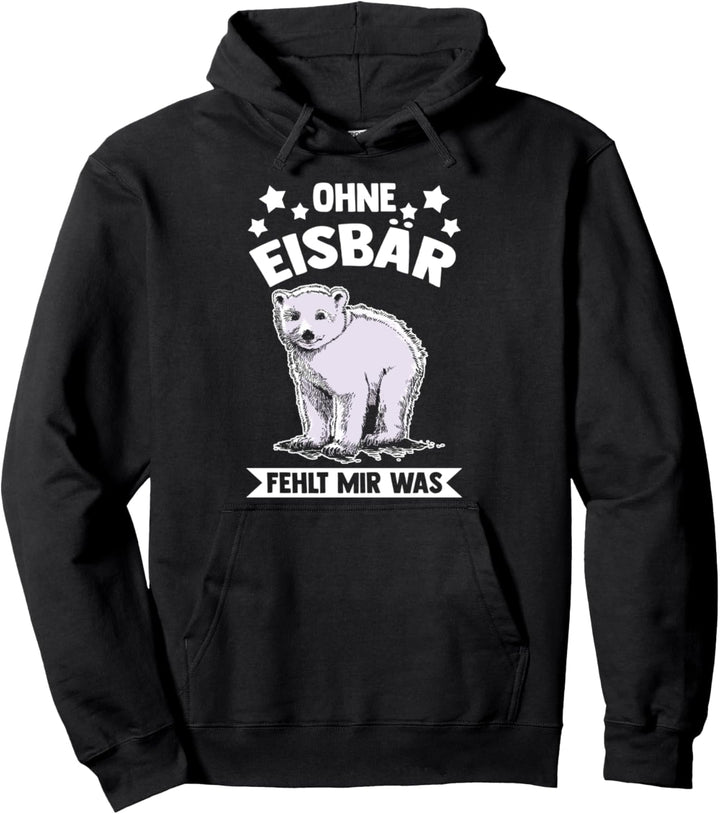 Zootier Eisbären Eisbär Pullover Hoodie