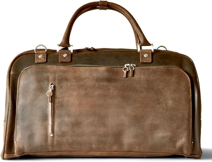 HAROLD'S Antik Reisetasche Leder 52 cm Schwarz, Schwarz