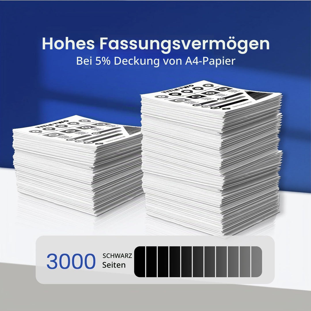 2er-Schwarz TN2510XL TN-2510XL HL-L2400DW Toner Kompatibel für Brother TN-2510 XL TN 2510XL TN2510 X