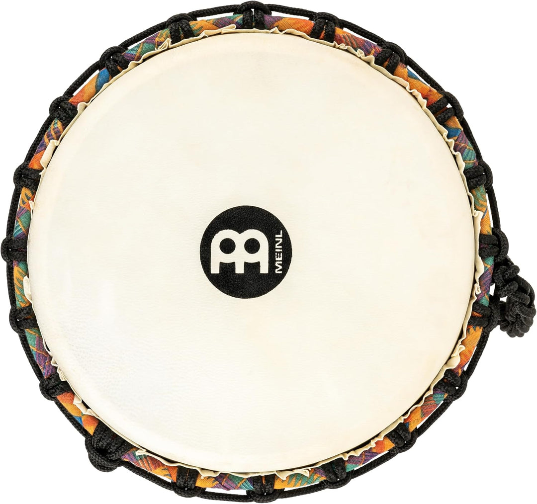 Meinl Percussion 20cm Rope Tuned Travel Series Djembe Trommel - mit Ziegenfell - Musikinstrument für
