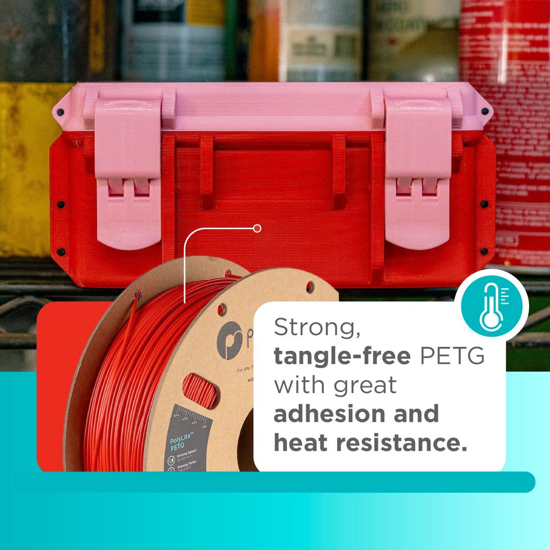 Polymaker PolyLite PETG Rot - 1,75mm - 1kg
