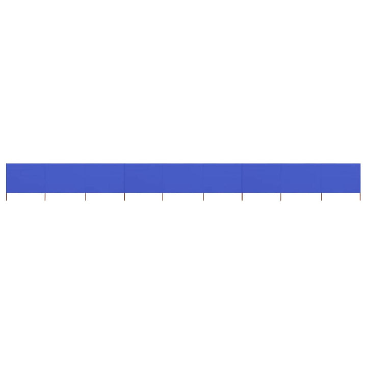 9 Paneele Windschutz Stoff 1200x120cm Azurblau Camping Windschutz Blocker Windblocker Garten Strand