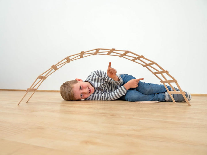 Betzold - Konstruktionsbrettchen Birke 99 Stück - Konstruktions-Spielzeug Kinder Holz-Spielzeug Noco