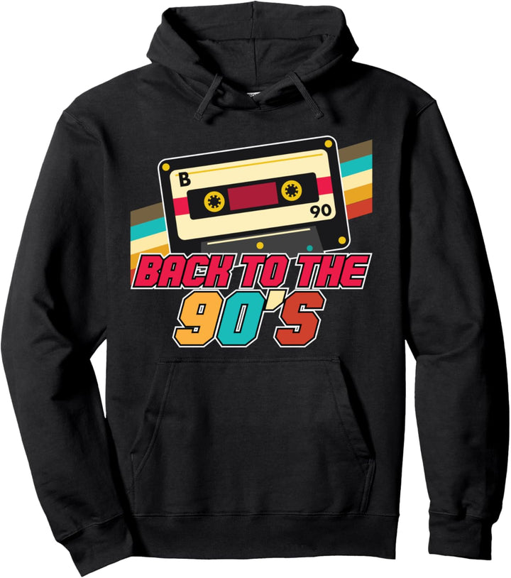 90er Jahre Back to the 90s Retro Party Kassette Mottto-Party Pullover Hoodie