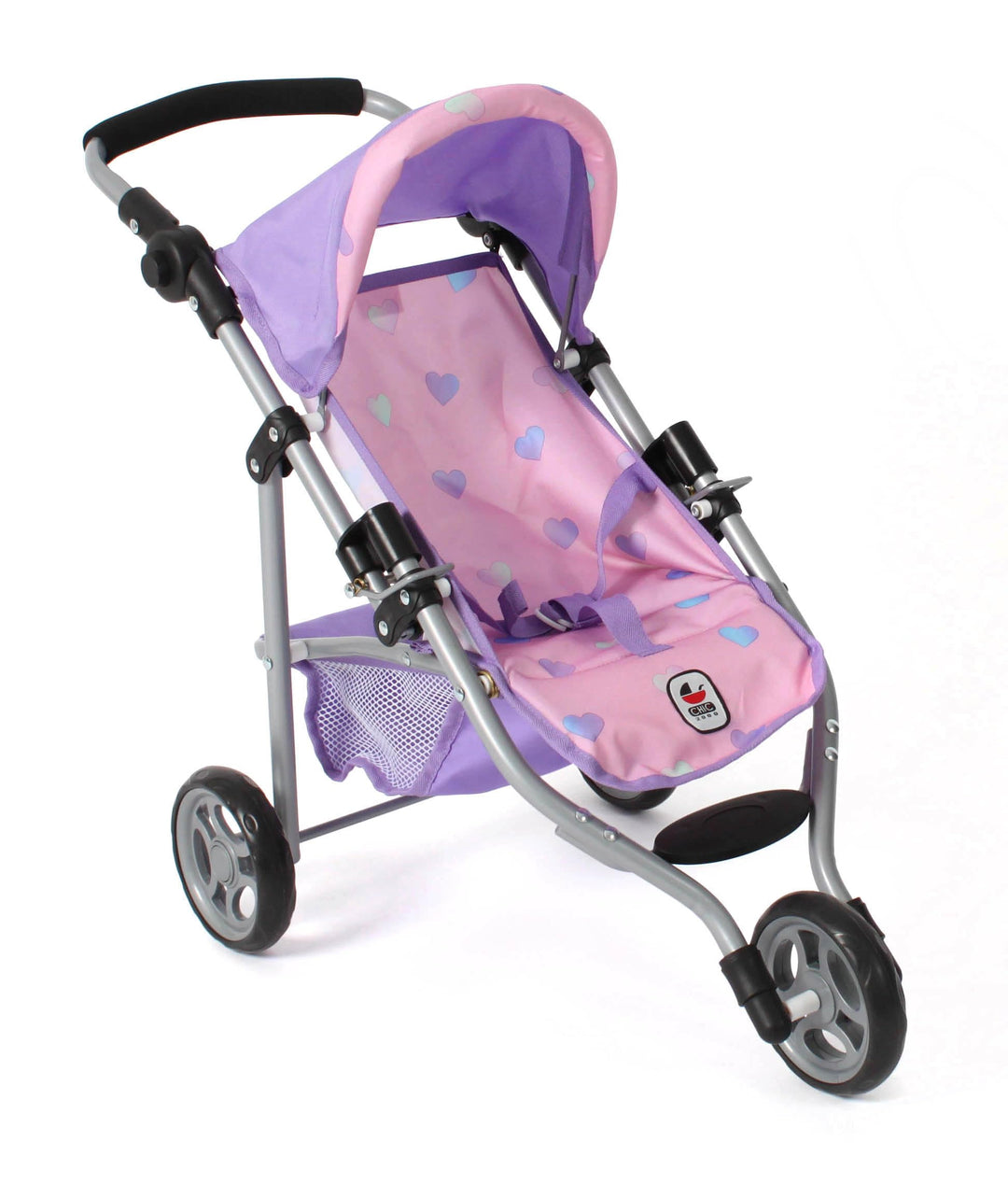 Bayer Chic 2000 - Puppenbuggy Lola, Kinderwagen für Puppen bis ca. 50 cm Grösse, Jogging-Buggy, Pupp