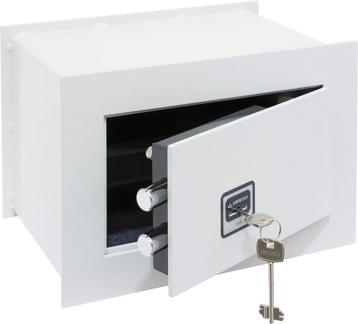ARREGUI BC/1P Ideal-5 271310 Wandtresor, 5 mm dick, Schlüsselschloss, 20x30x20 cm, 7L, 20 x 30 x 20