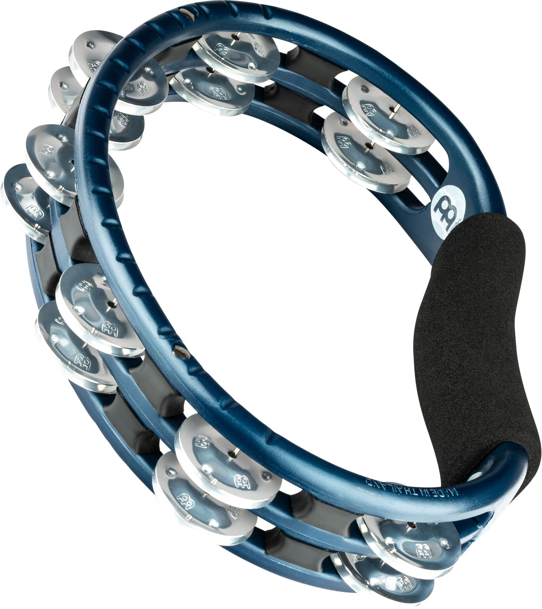 Meinl Percussion TMT1A-B Tambourine (ABS-Plastik) mit Aluminiumschellen (2-reihig) - Handmodell, bla