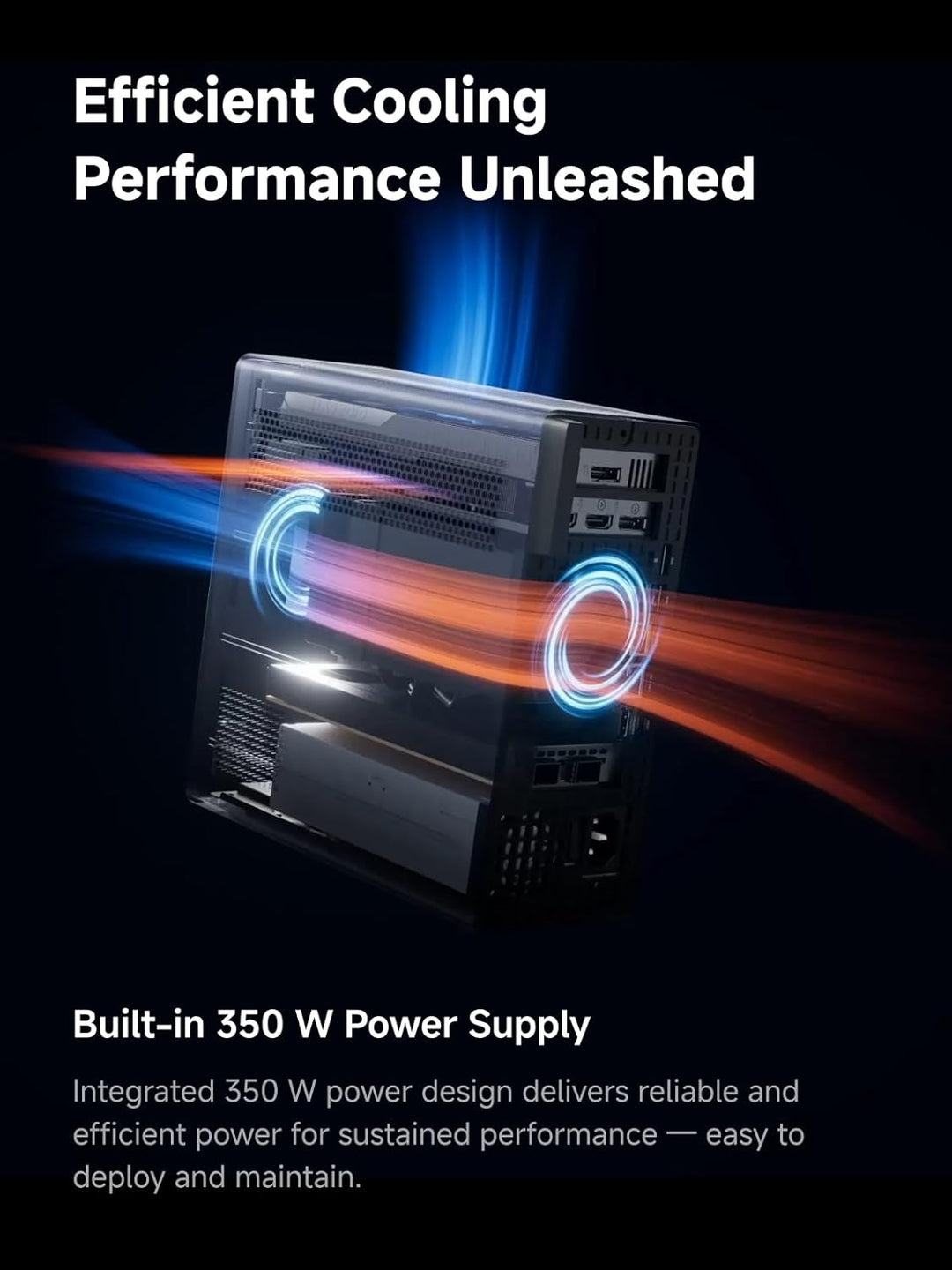 MINIS FORUM MS-02 Ultra Workstation Mini PC, Intel Core Ultra 5 235HX(14C/14T, up to 5.1GHz),PCIe 5.