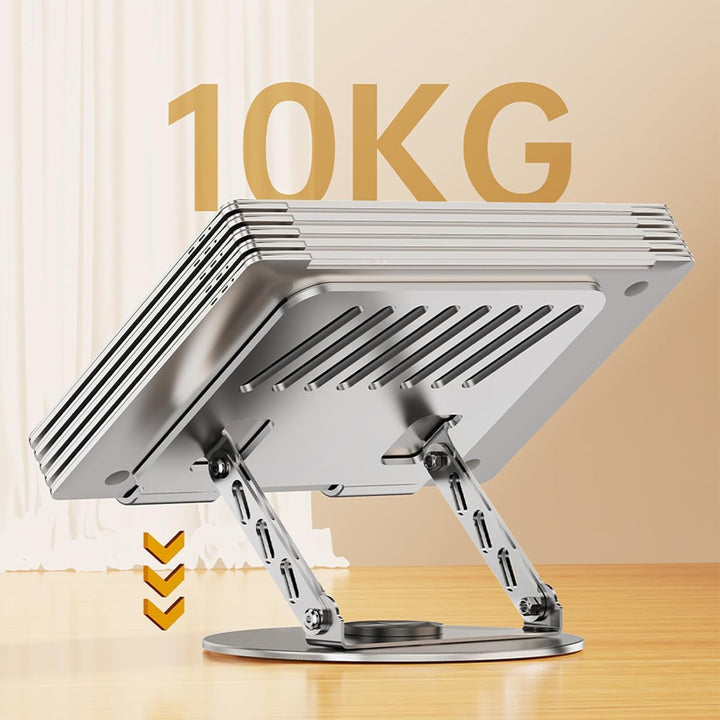 Laptop Ständer Verstellbarer Laptopständer 360° Drehbar Ergonomischer Laptop Halterung Belüfteter No