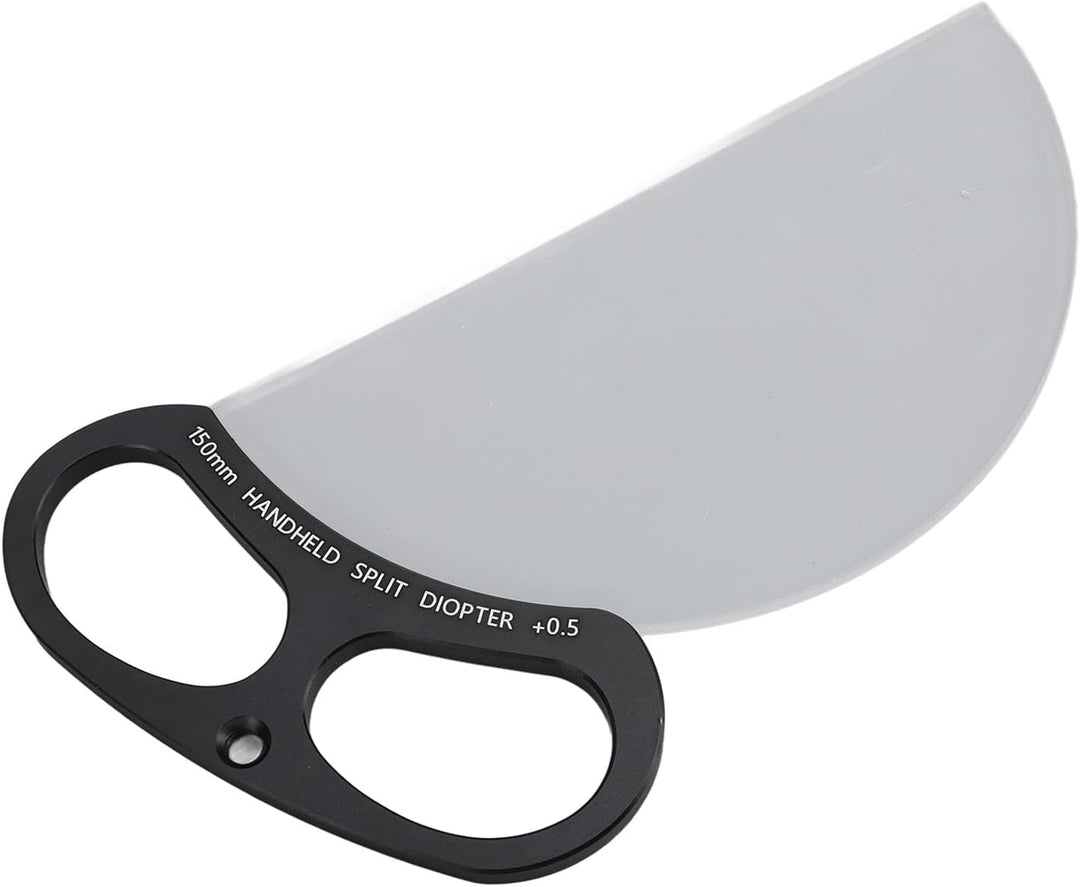 Kaleidoskop-Objektiv 150mm 1/2 Split Dioptrien Halbkreis Spezialeffekte Kamera Glasfilter Halbkreis