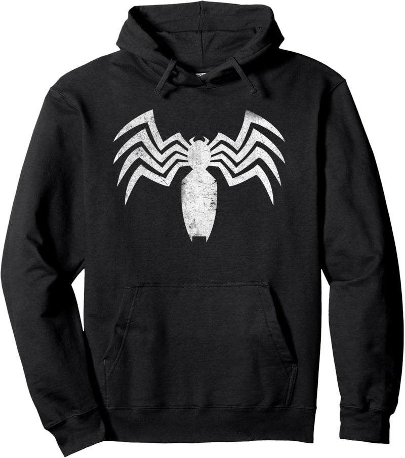 Marvel Distressed Claw Venom Logo Pullover Hoodie