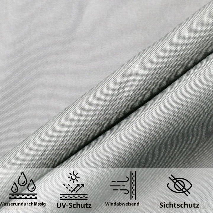 vidaXL Sonnensegel Hellgrau 3,5x2 m 100% Polyester Oxford Hellgrau 2 x 3.5 m, Hellgrau 2 x 3.5 m
