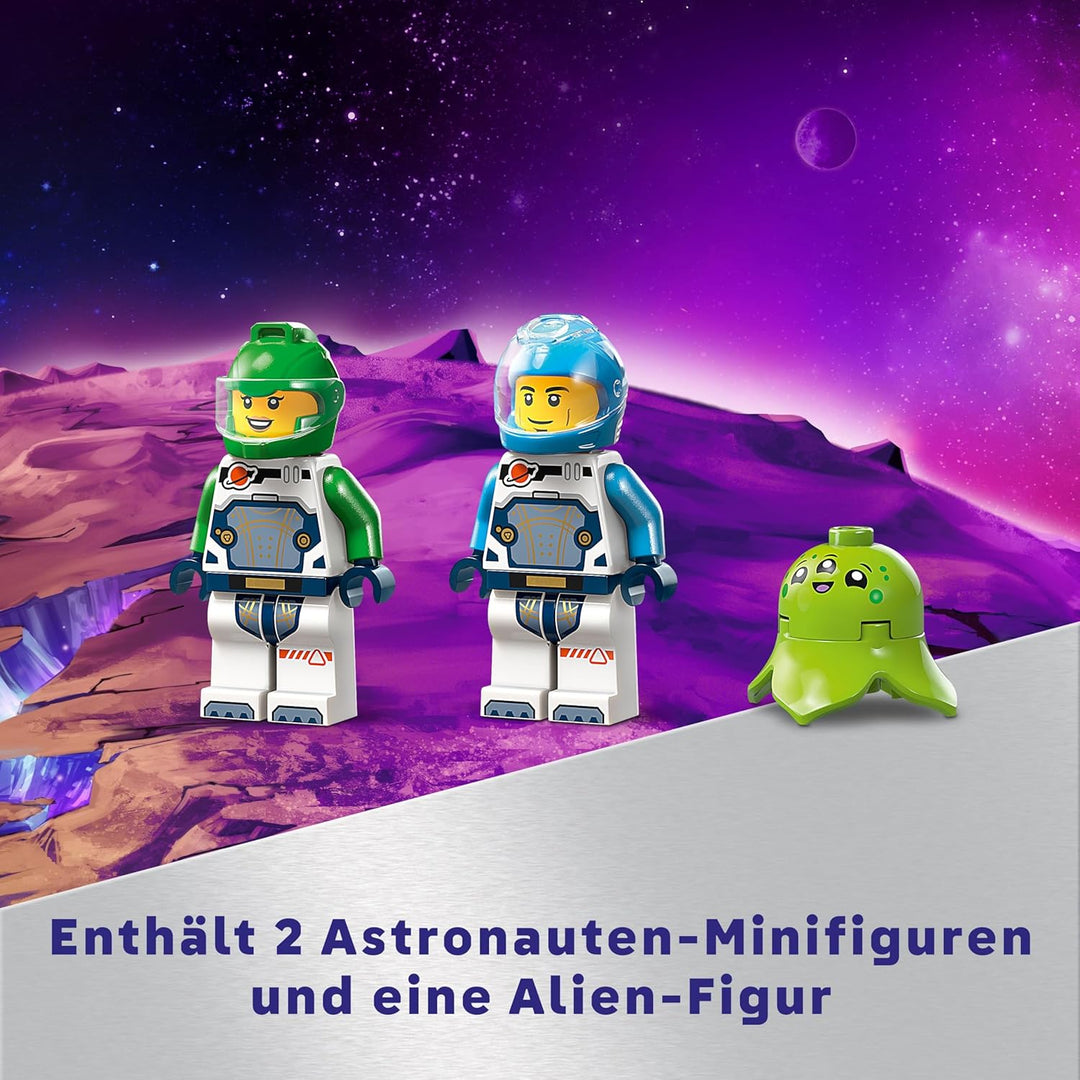 LEGO City Bergung eines Asteroiden im Weltall, Weltraum-Spielzeug mit Raumschiff, Raumstation, 2 Min