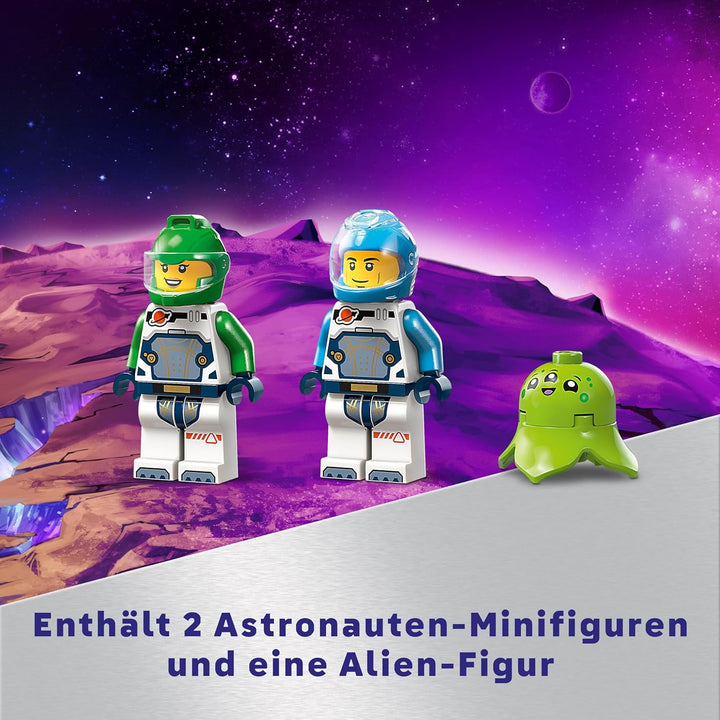 LEGO City Bergung eines Asteroiden im Weltall, Weltraum-Spielzeug mit Raumschiff, Raumstation, 2 Min