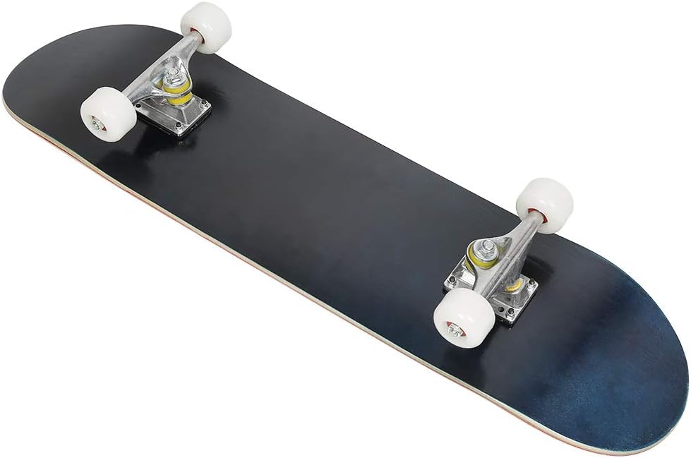 Skateboard Komplettboard mit ABEC-7 Kugellager 9-lagigem Ahornholz für Kinder Jungendliche und Erwac