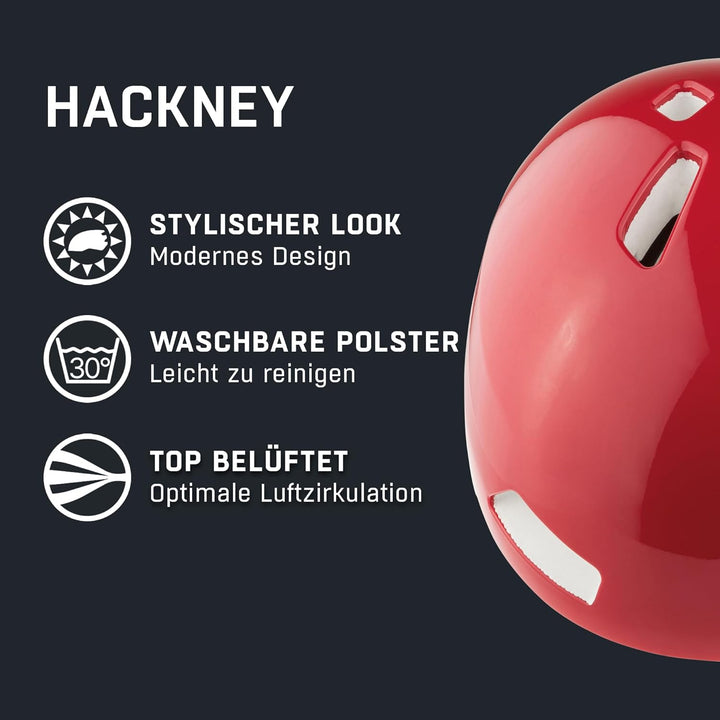 ALPINA HACKNEY - Leichter, Bruchfester & Optimal Klimatisierter Fahrradhelm Mit Nachrüstbarem LED Fü