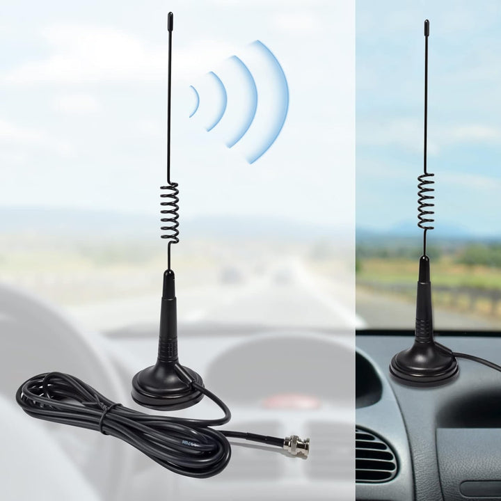 HYS 27 MHz magnetische Halterung Antenne CB Antenne kompatibel mit Cobra Midland Uniden Maxon Portab