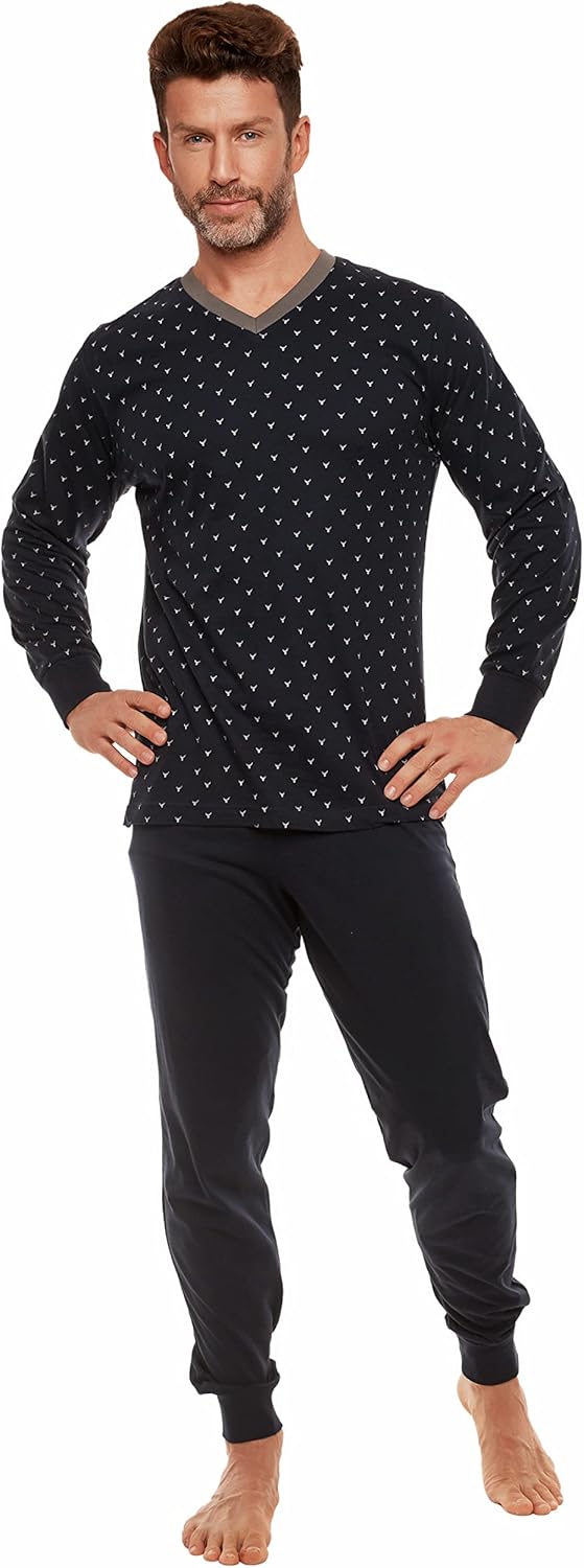 Selente Sweet Dreams moderner und bequemer Herren Schlafanzug/Shorty, mit weicher Baumwolle, Verschi