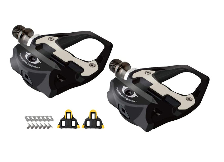 GORIX Fahrrad-Carbonfaser-Pedale Cleat-Set Bindungspedal Shimano SPD-kompatibles Rennrad (GX-R31)