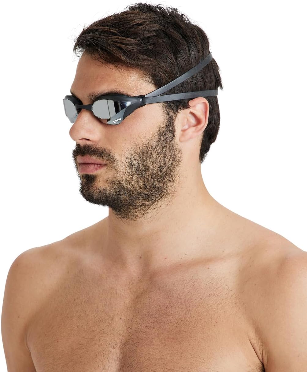 ARENA Herren Cobra Core Swipe Mirror Schwimmbrille (1er Pack) Einheitsgrösse Silver, Einheitsgrösse