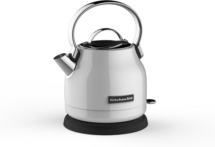 KitchenAid CLASSIC Wasserkocher mit 1,25 L Fassungsvermögen, 1.25 L, weiss, Weiss