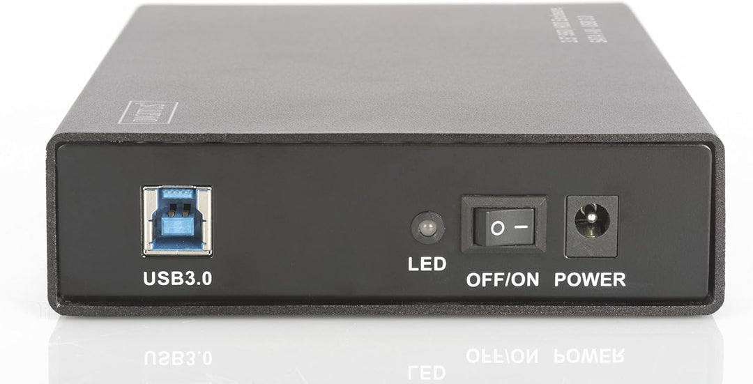 DIGITUS - DA-71106 - Festplattengehäuse SSD/HDD - 3,5" - USB 3.0 - SATA III - bis zu 4 TB - schwarz,