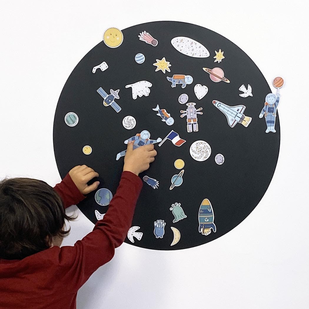Ferflex - Lustiges magnetisches Spiel für Kinder - Im Weltraum - Auf Allen magnetischen Oberflächen