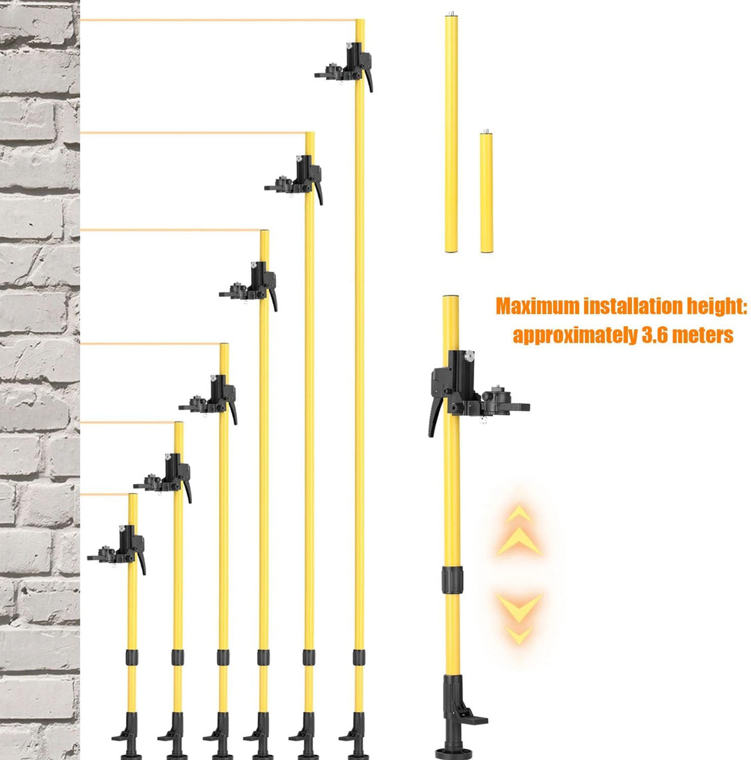 Stativ Für Laser,Nivellier-Dreibein,1/4“-20 5/8”-11 Gewinde,Höhenverstellbar 700-3600 Mm,Integrierte