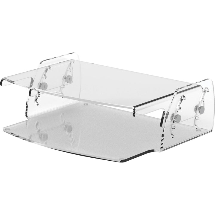 Fellowes Clarity Monitorständer, höhenverstellbar, 10kg Tragkraft, transparent