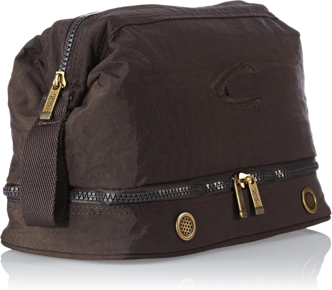 camel active Herren JOURNEY Kulturtasche Brown S, Brown S