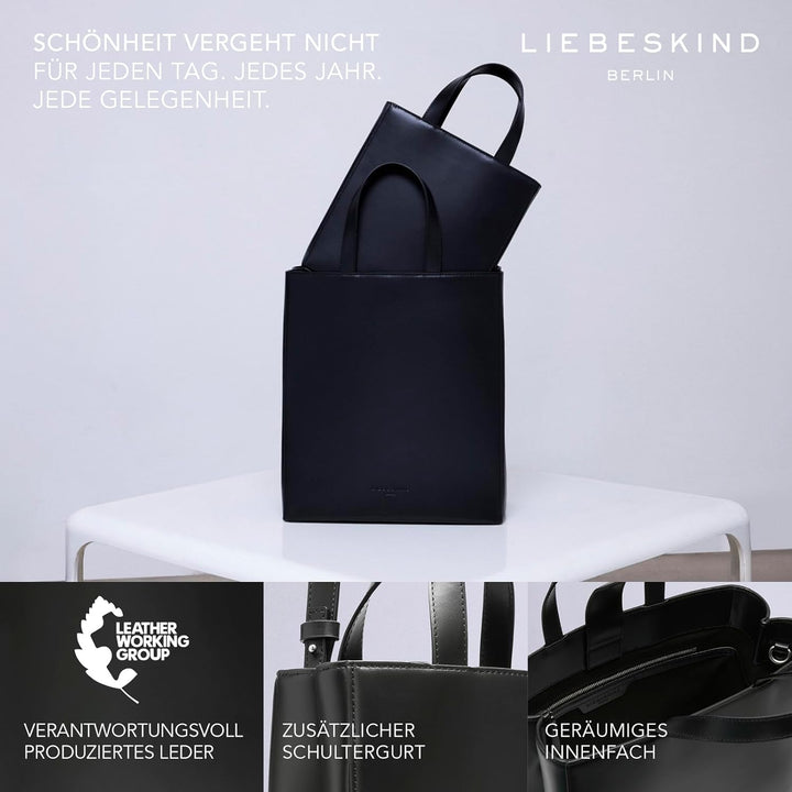 Liebeskind Paperbag M Tote Bag Damen Dark Clay, Dark Clay