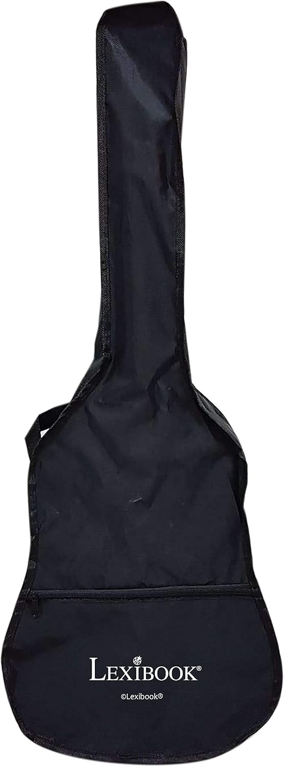 Lexibook K2200 Akustikgitarre, 91 cm, Lernanleitung enthalten, 6 Nylonsaiten, Gitarrentasche inklusi
