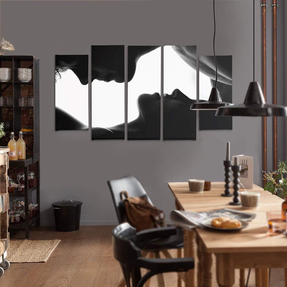 Feeby. Leinwandbild - 5 Teile - Bilder, Wand Bild, Wandbilder, Kunstdruck XXL, 5-Teilig, Typ C, 100x