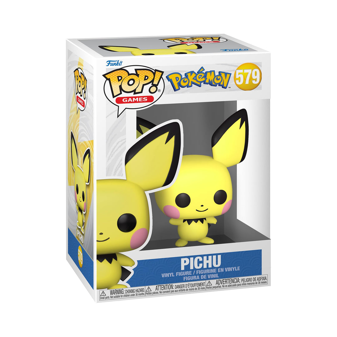 Funko Pop! Games: Pokemon - Pichu - Vinyl-Sammelfigur - Geschenkidee - Offizielle Handelswaren - Spi