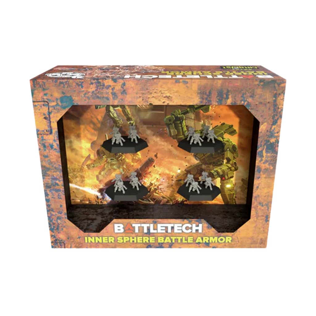Catalyst Game Labs BattleTech | Miniatures | Inner Sphere Battle Armor Pack | Expansion | Miniature