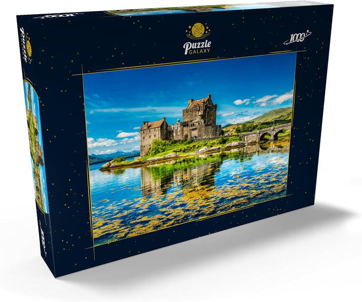 Eilean Donan Castle an einem warmen Sommertag - Dornie, Schottland - Premium 1000 Teile Puzzle - MyP