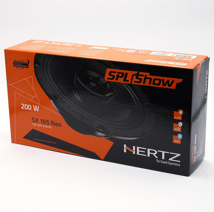 Hertz SX 165 Neo Set Coax 2Way 16,5cm 2-Wege Koaxialsystem 1 Paar aus der SPL Show Serie