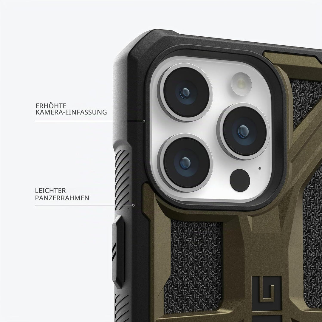 URBAN RMOR Gear Monarch Schutzhülle kompatibel mit Apple iPhone 15 Pro Max Hülle [Wireless Charging