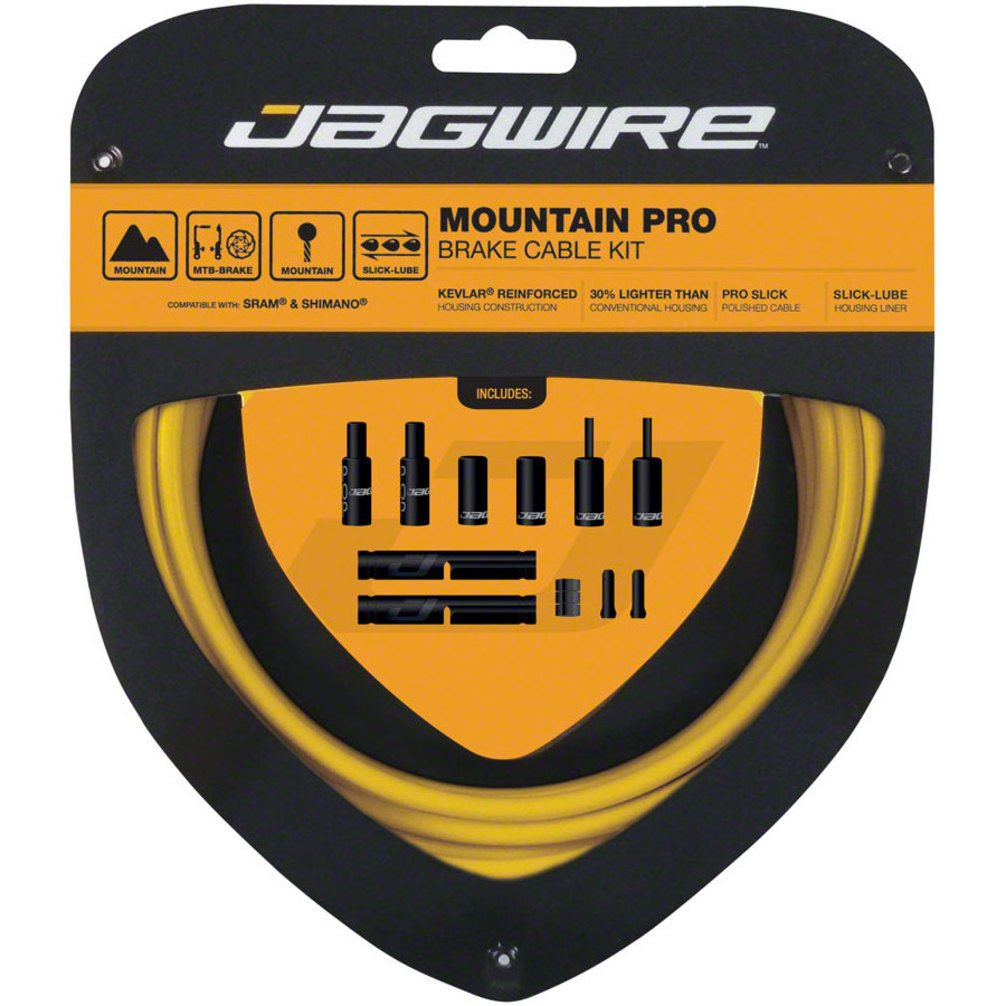 Jagwire pck407 Kabelset und Gaines Unisex Erwachsene, Gelb, Gelb