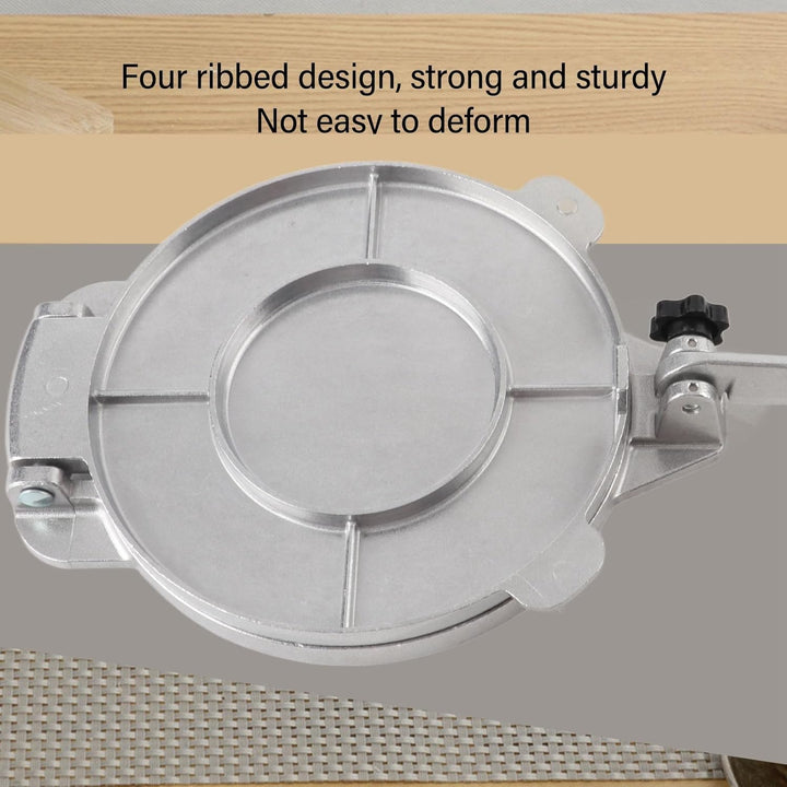 Tortilla-Presse, Aluminium-Tortilla-Maker, Robuster Tortilla- und Roti-Maker, Tortillera Pataconera,
