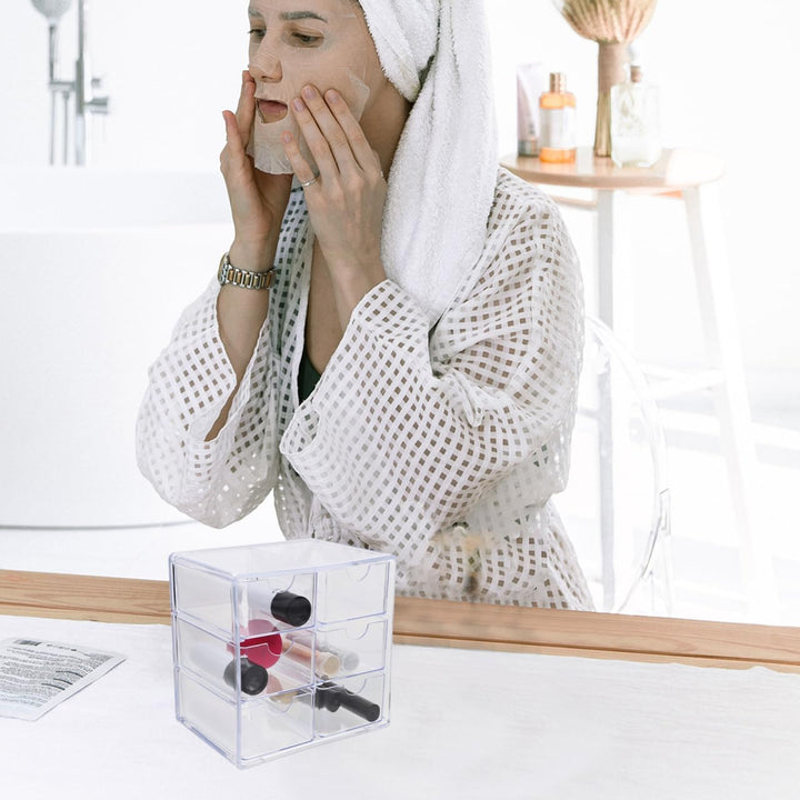 Alipis Make-up-Organizer Mit Schubladen Transparente Kosmetik-Aufbewahrungsbox Für Schmuck Schreibwa