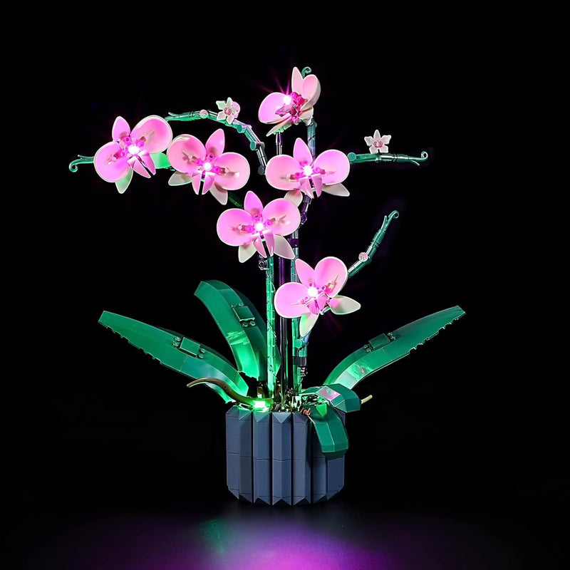 GEAMENT LED Licht-Set Kompatibel mit Lego Orchidee (Orchid) - Beleuchtungsset für Creator 10311 Baum