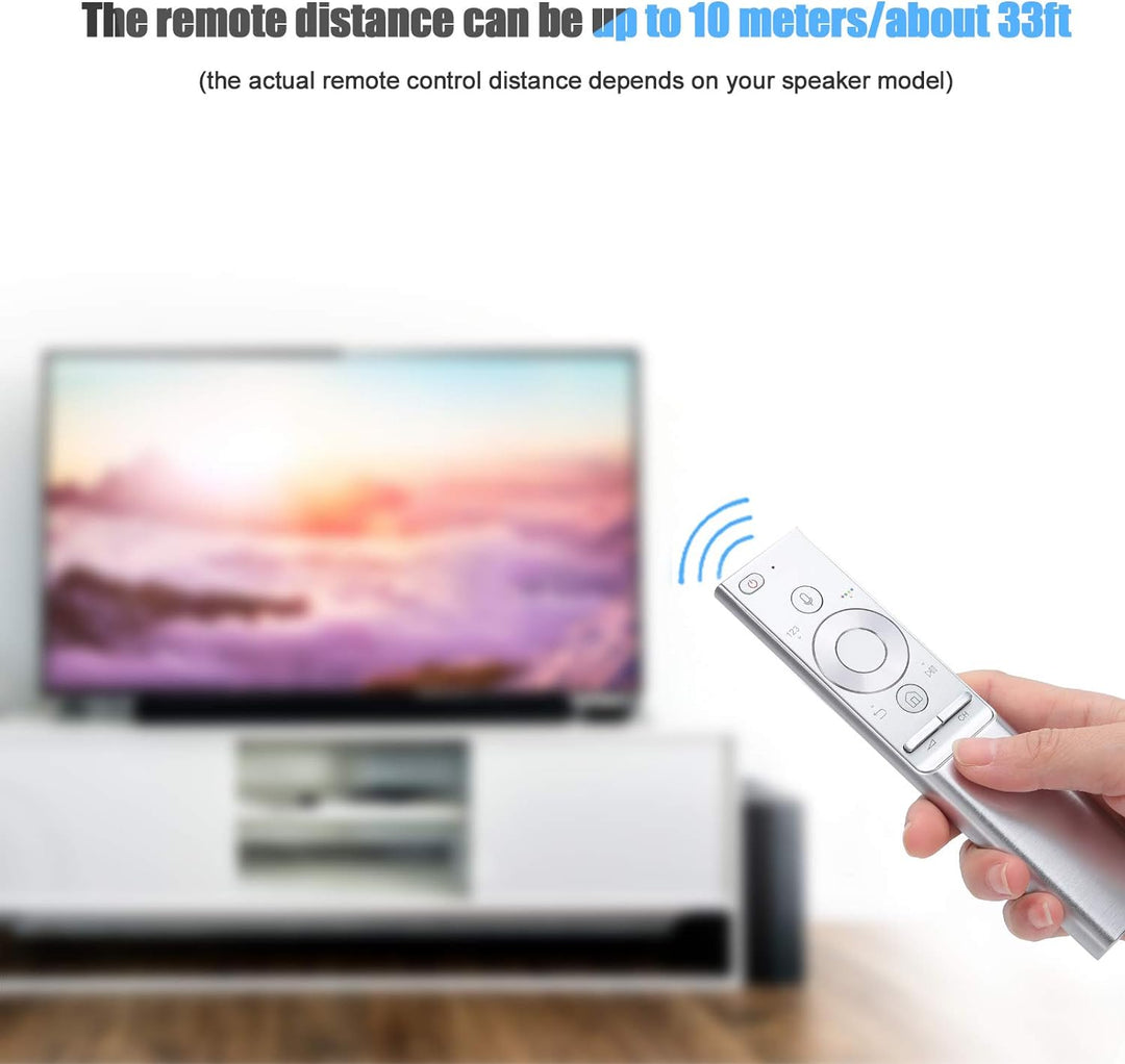 PUSOKEI TV-Fernbedienung für Samsung Voice-TV BN59-01265A / BN59-01291A / BN59-01274A / QN88Q9FAMFXZ