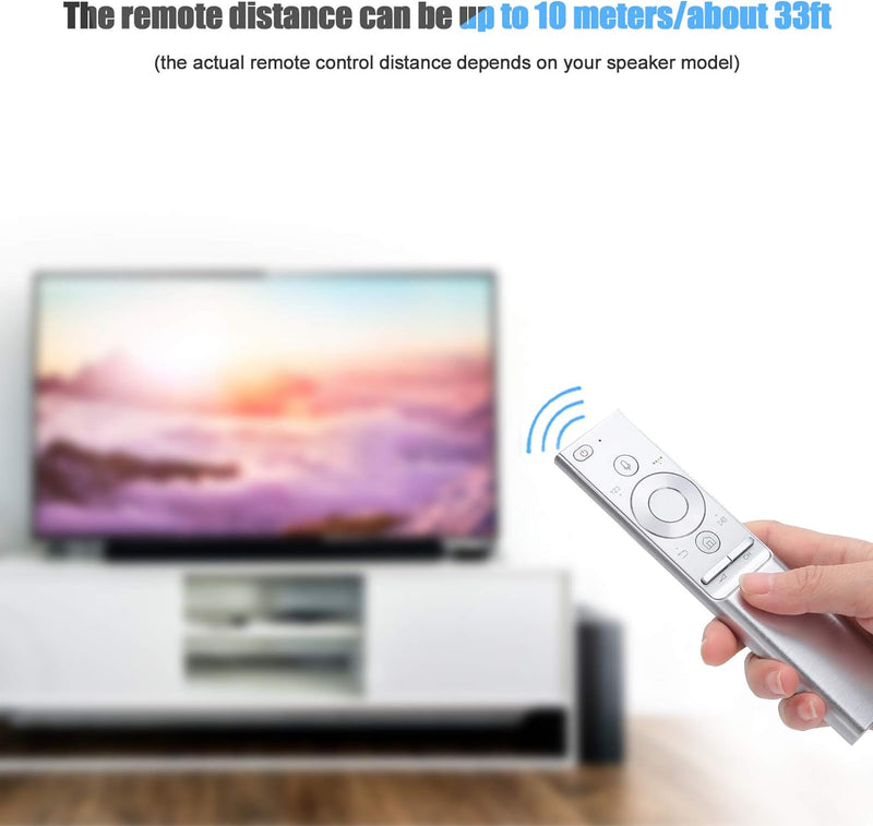 PUSOKEI TV-Fernbedienung für Samsung Voice-TV BN59-01265A / BN59-01291A / BN59-01274A / QN88Q9FAMFXZ