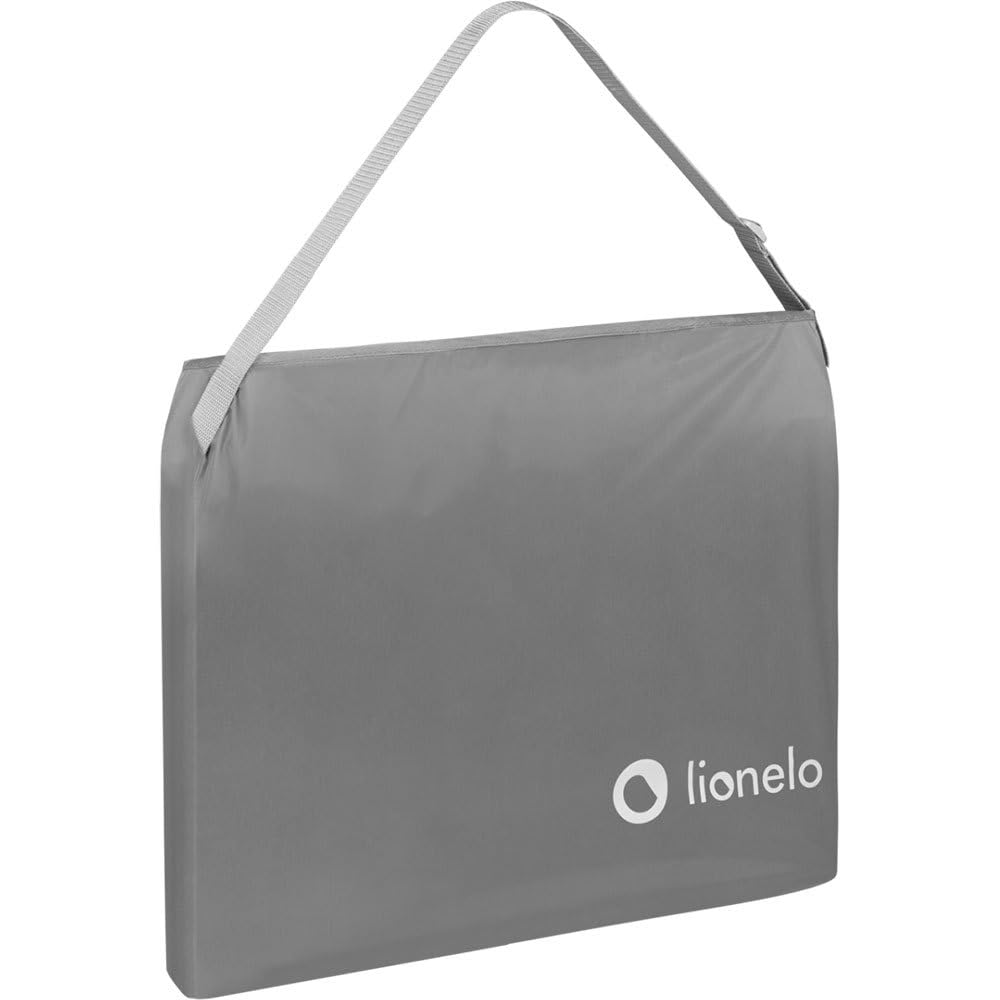 Lionelo Lora Tragbares Bettschutzgitter für Kinder, Neigungsverstellung bis 180°, klappbares Schutzg